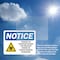 Signmission Radiation & Laser Sign, 3.5 in H x 5 in W, Vinyl Decal, Rectangle OS-2PACK-NS-D-35-L-17710 - alternate 5